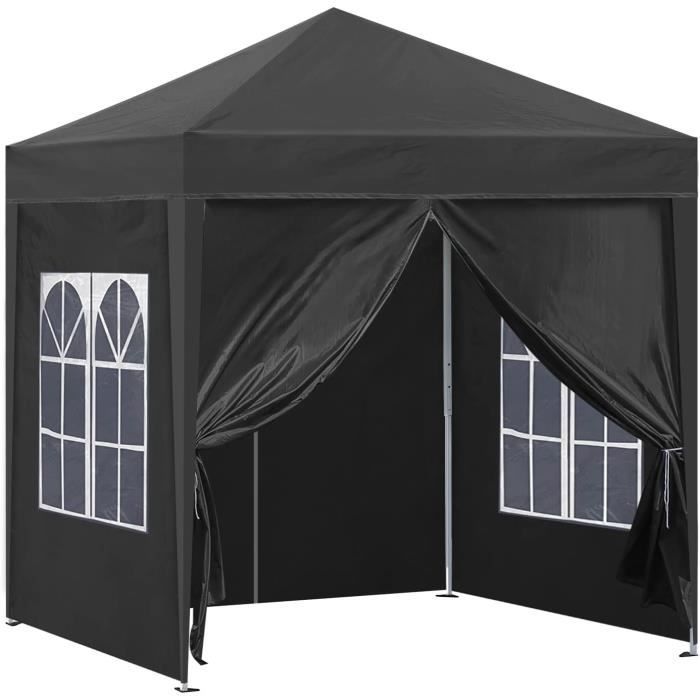 TERRE JARDIN Toit De Rechange Pour Tonnelle 3x6m - Blanc, Polyester 250g/m² Protection UV Extérieur