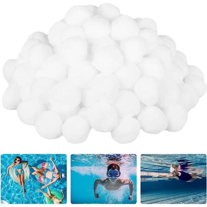 Balles Filtrantes Piscine 1400g - Remplacent 50kg De Sable | Écologiques Et Réutilisables
