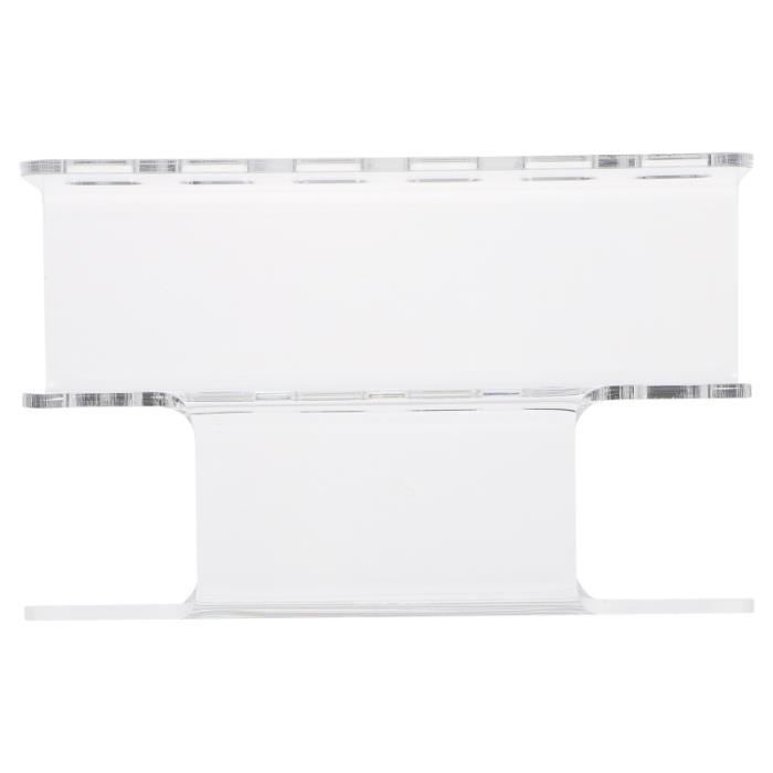 Support Rotatif 360° Pour Pinces à Cheveux En Acrylique Transparent - Organise Jusqu'à 21 Pinces, Bureau Ou Boutique