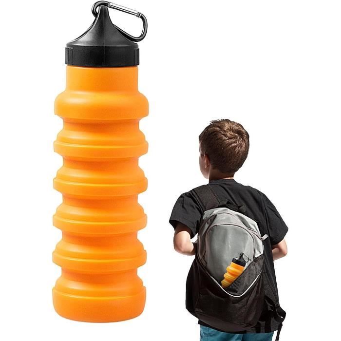 6 Bouteilles D'eau Pliables 700 Ml, Réutilisables, Pour Randonnée Et Voyage