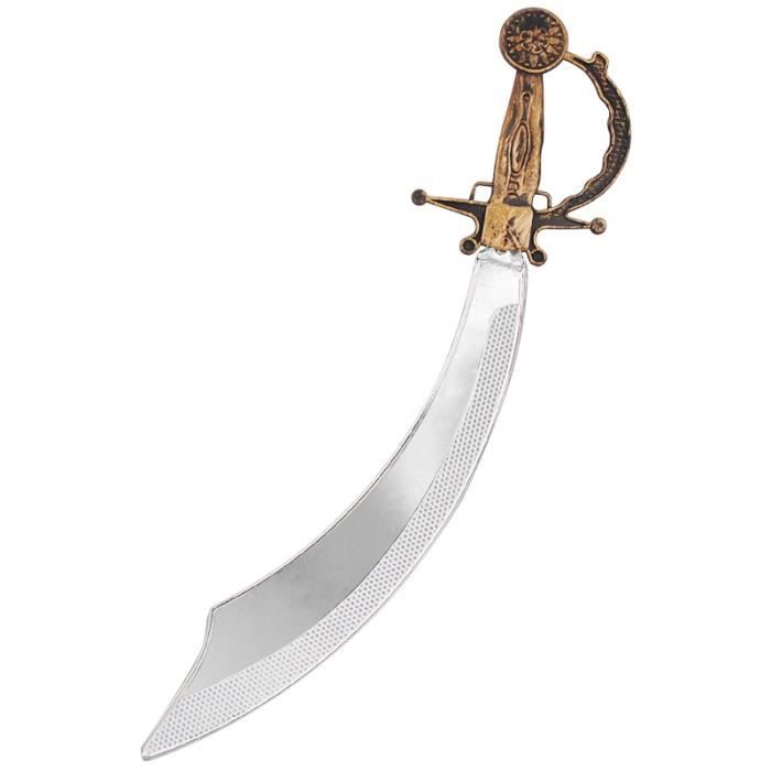 Arabe arabe Cheikh Pirate Jouet en plastique épée Cutlass Déguisement Adulte Neuf P2207 