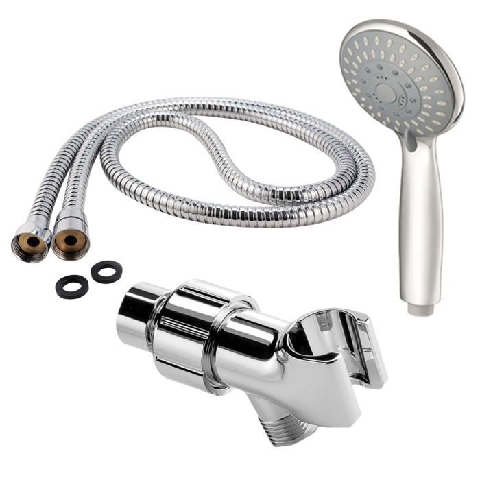 Support Douche Pommeau Wc Pomme de Douche Bidet Douche Inox Set Tuyau