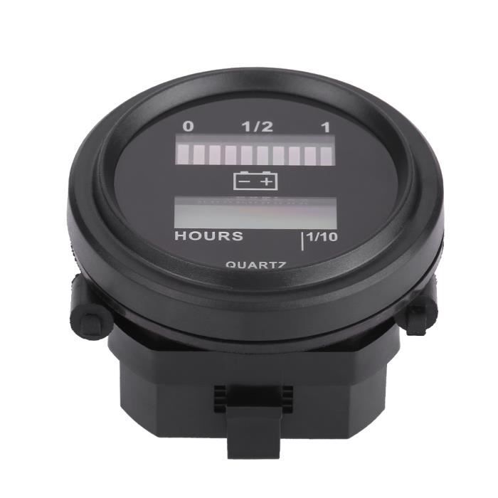 Indicateur De Batterie LED NInE-ROnG 12V 24V 36V 48V 72V - Moniteur Capacité Plomb-Acide Pour Voiturette Golf Et Chariot