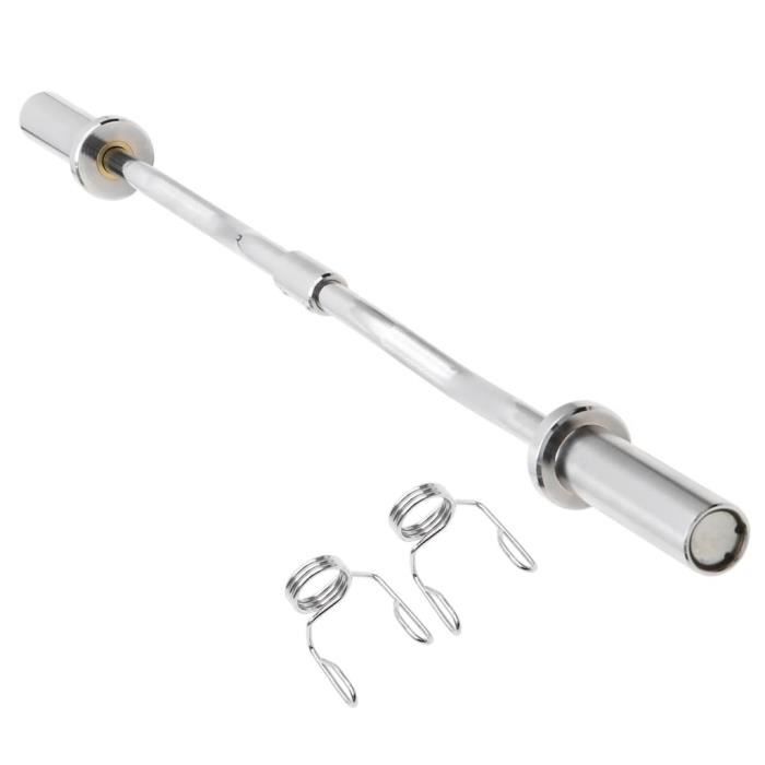 Barre De Connexion Pour Haltères - 40 Cm - Noir Et Rouge - Pour Musculation à Domicile - 11