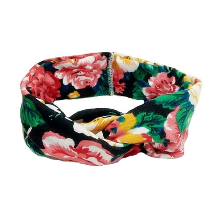 1pcs Bandeau Cheveux Elastique Elegeant Floral Croisee A Ete Accessoire Cheveux Bebe Fille M465 Cdiscount Au Quotidien