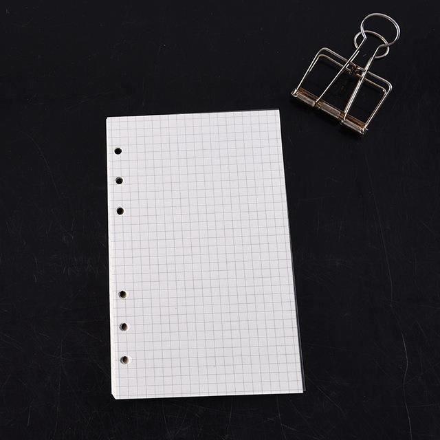 Lot De 101 Feuilles Papier A7 Coloré Rechargeable 6 Trous - Pour Journal, Planificateur Et Carnet