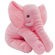 60 cm haute en peluche éléphant poupée jouet endormi enfant coussin de dos mignon en peluche éléphant bébé accompagner la poupée-1