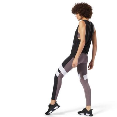 Leggings de Fitness Jogging pour Femmes Reebok Lux Colour Block Violet Adulte Violet Cdiscount Pret a Porter