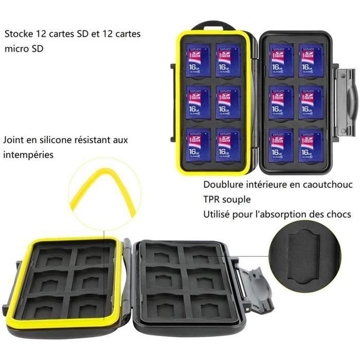 Spider Pro Organiseur Cartes Mémoire - Pour SD, CF, MicroSD - Neuf