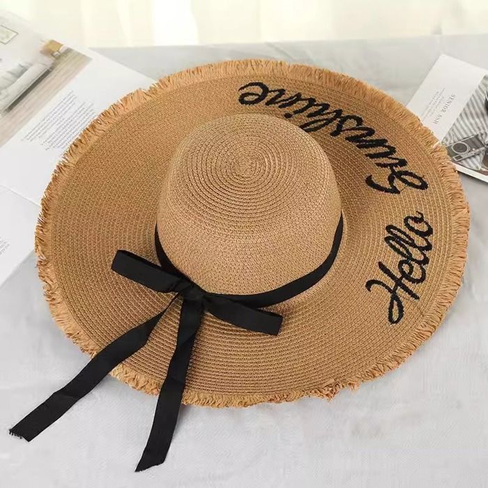 Chapeau Paille Personnalisable Chapeau De Soleil Femme YINYIFANS - Paille Naturelle Pliable Protection UV 50 Chapeau Paille Pliable Chapeau Paille Personnalisable Chapeau De Soleil Femme YINYIFANS - Paille Naturelle Pliable Protection UV 50 Chapeau Paille Pliable