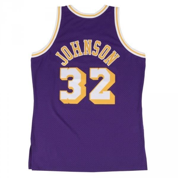Maillot NBA Mitchell Ness Hardwood Classics Magic Johnson Los