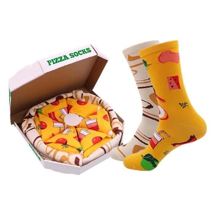Chaussettes Drôles Avec Yeux 3D - Lot De 4 Paires Colorées - Taille 36-40 Femme/homme - Cadeau Humoristique Pour Halloween, Anniversaire