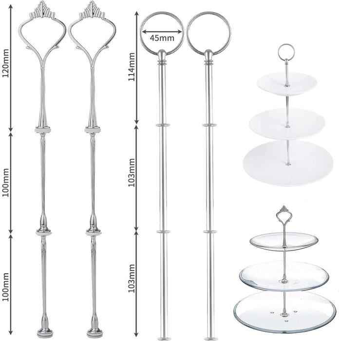 Gatuida 30pièces Moule à Gâteau Transparent Push Pop Contenants Pour