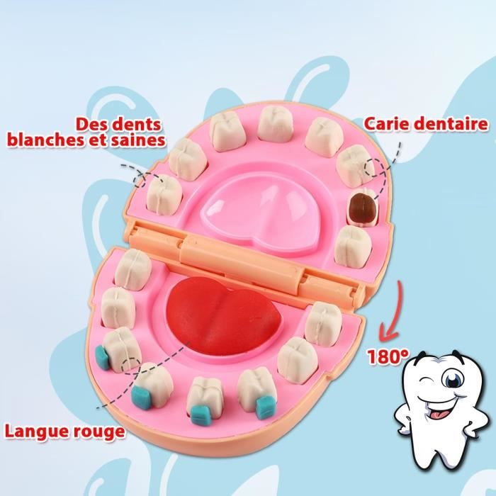 VBACALA Accessoires en pâte à Modeler Jouets de Dentiste, Outils de pâte à Modeler Set de pâte à Modeler Dentiste Jeu de rôle Pâ73 - Jeux - Jouets