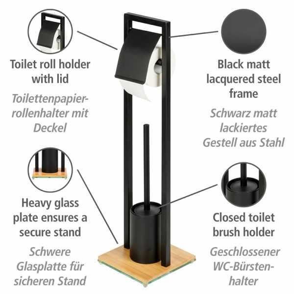 Wenko Duo Maribor törölközőtartó rúd UV-Loc® 60 cm fényes ezüst
