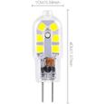 AMPOULE ELINKUME 5X Ampoules G4 LED 2W Blanc Froid 6,000K &Eacute;conomie d'&eacute;nergie &Eacute;quivalent 20W Lampe G4 Halog&631-2