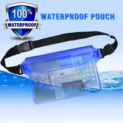 Lot De 2 Pochettes étanches Avec Sangle Taille Réglable - Kayak, Natation, Plage