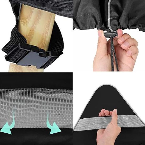 Doumneou Housses De Chaise Longue Imperméables Et Anti-UV, Matériau