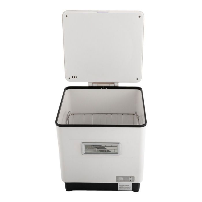 Mini Lave-vaisselle De Table 800 W Doré – 4-6 Couvert, 3 Modes, Buse 360°, Compact & Puissant Pour Appartement & Studio