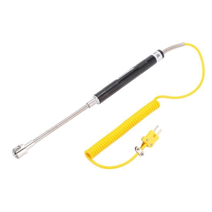Thermomètre Thermocouple Type K/J 4 Canaux -200~1372°C Portable USB Stockage 5000 Données