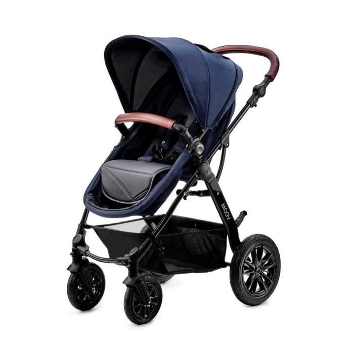 Moov Poussette Combinée 3-en-1 Multifonctions Siège-auto Gris