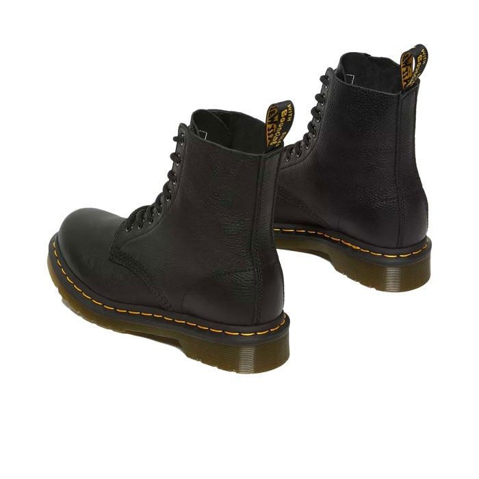 Bottes Martens 1460 Pascal en Cuir Virginia Femme Noir