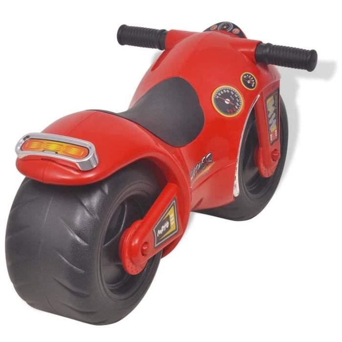 Moto de jouet en plastique rouge - Pour enfant à partir de 18