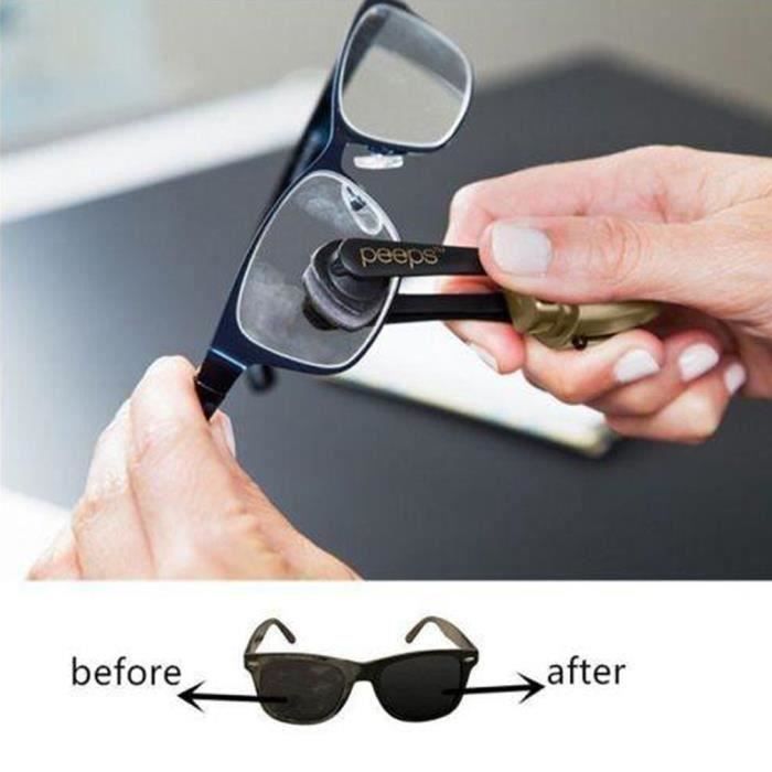 TD® brosse nettoyante lunettes lingette multifonction microfibre de vu  verres nettoyage hygiene proprete portable efficace pas cher - Achat /  Vente entretien lunettes - Cdiscount