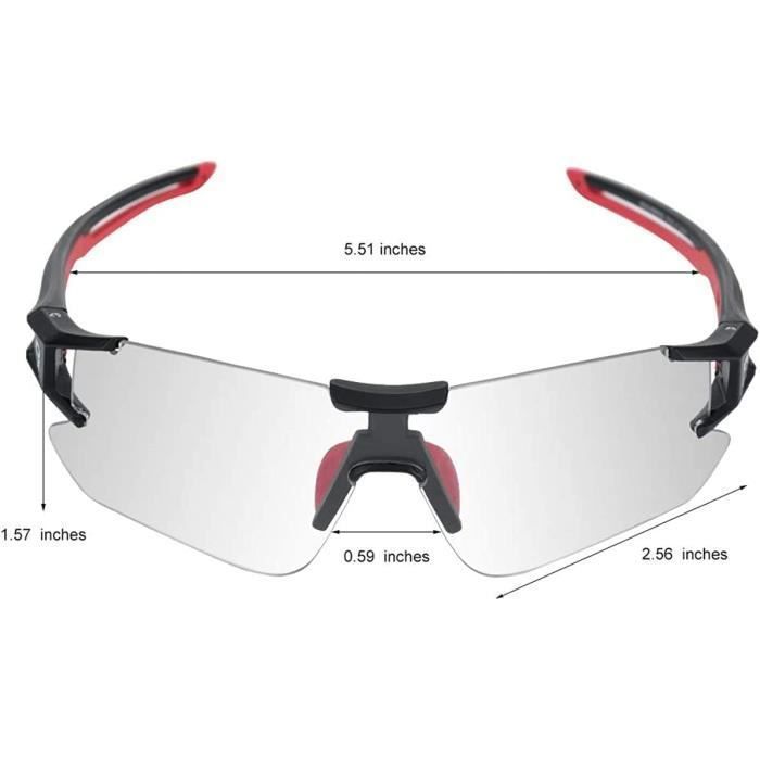 Lunettes VTT Polarisées Lunettes De Sport ROCKBROS Photochromiques