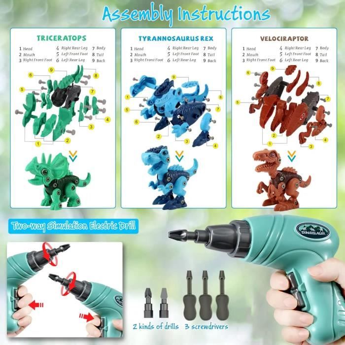 Piste De Voiture De Jouet De Dinosaure Pour Enfants, Piste Coulissante Réaliste Pour Garçons