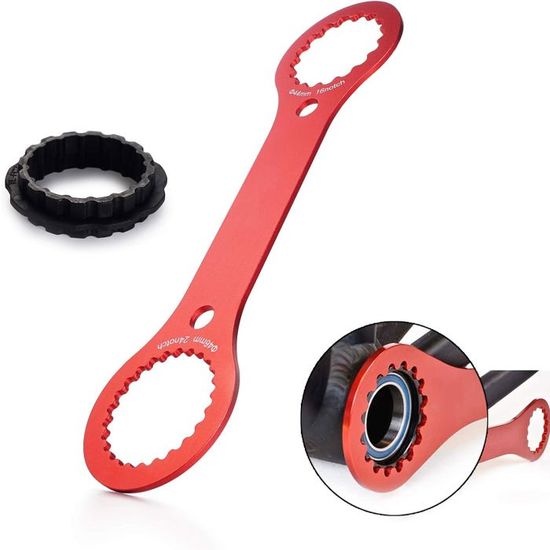 BNGXR Clé de Pédalier de Vélo,Outil de pédalier,Repair BB Tool Multifonctionnel,Réparation Essieu Vélo Clé à Double Extrémité pour DUB/TL-FC32 / TL-FC25 / TL-FC24,Adapté à La Réparation De Vélos BNGXR Clé de Pédalier de Vélo,Outil de pédalier,Repair BB Tool Multifonctionnel,Réparation Essieu Vélo Clé à Double Extrémité pour DUB/TL-FC32 / TL-FC25 / TL-FC24,Adapté à La Réparation De Vélos