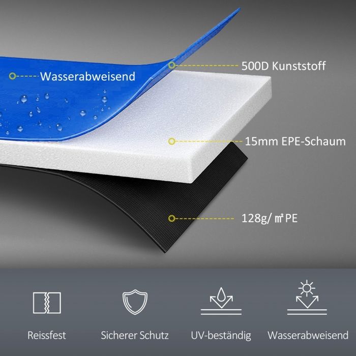 Whirlpool-Heizungspumpen-Abdeckung – Aufblasbarer Allwetterschutz, 43x38x54 Cm, 420D Silberbeschichtet, Für Die Meisten Pumpen