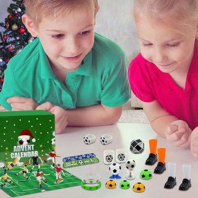 Calendrier De L'Avent Football 2024 Pour Enfants - 24 Jours Avec Jouets Football - Cadeau Noël Garçons Filles