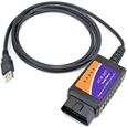 ELM327 USB OBD2 Car Diagnostics Scanner for Windows PC-0