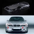 Paire de verre lentille de phare feux droite et gauche pour BMW 3 Série E46 01-05 Facelift 63126924043  --YY-0