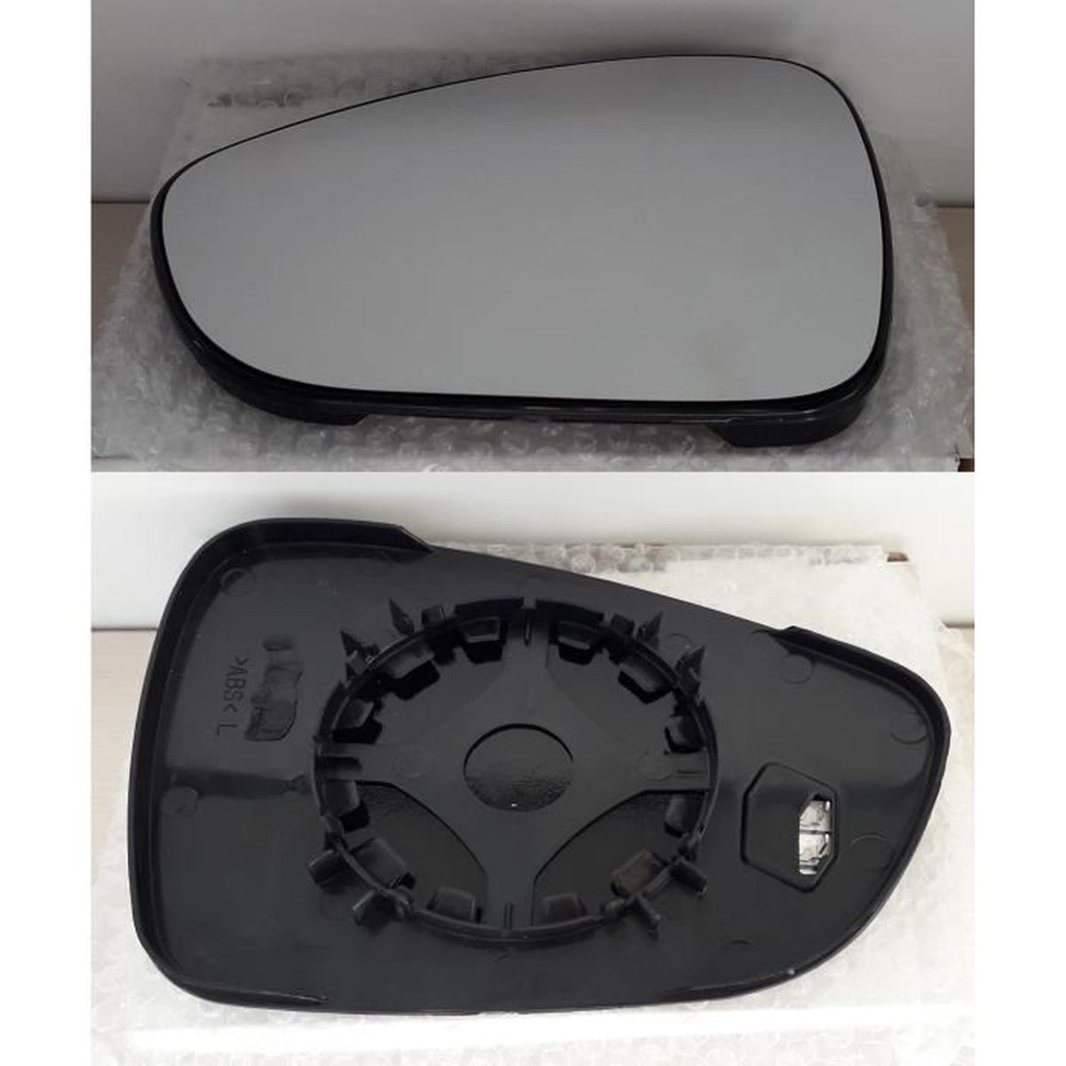 TarosTrade 57 0604 L 2755 Glace De Rétroviseur Chauffant Bleue Main Droite = Main Gauche Gauche, Blue