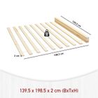 INTERLINK Inter Link Sommier à lattes pour lit double 140cm