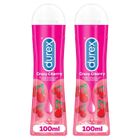 DUREX Lot de 2 Gels Lubrifiants Comestibles Crazy Cherry 100ml