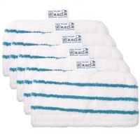 Lot de 5 tampons de Nettoyage de Rechange lavables Lingettes en Microfibre pour Balai Vapeur Black & Decker FSM1610-1630 me27244
