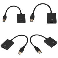 Adaptateur USB 3.0 vers HDMI, Adaptateur Externe SB 3,0 vers HDMI Câble Adaptateur Convertisseur pour Laptop, PC, ordinateur