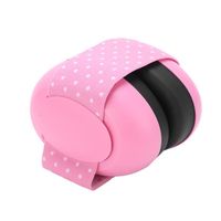Fdit casque antibruit pour bébé Protection des oreilles pour bébé Isolation phonique Réduction du bruit Cache-oreille rose avec