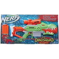 NERF - DinoSquad - Blaster motorisé Rex -Rampage - chargeur 10 fléchettes - 20 fléchettes NERF - - apparence de tyrannosaure
