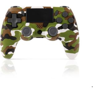 MANETTE JEUX VIDÉO Manette Sans Fil Compatible PS4 - Camouflage Vert
