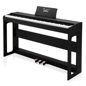 PIANO Piano numérique 88 touches Piano électrique Bluetooth MIDI 3 pédales 128 styles avec casque pour débutants Pianiste