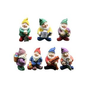 Lots de 7 Figurines nains de jardin Kinder 1989 Ferrero - Jeux & Jouets