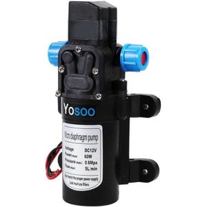 Pompe à eau auto-amorçante anticorrosion CC Pompe à eau à engrenage Portable DC 12V 60W Micro-pompe à eau à haute pression Commutateur automatique 