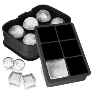 Pack 1 /& Autres Boissons igadgitz Home U6811 Bac /à Gla/çons en Forme de Crane en Silicone Alimentaire Moule /à Glace pour Cocktail Whisky