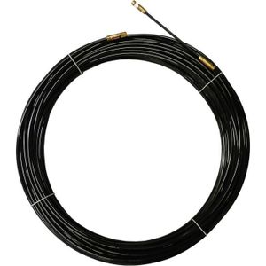 CÂBLE - FIL - GAINE Sonde Tire-Câble En Nylon Noir Ø 4 Mm 30 Mètres Av