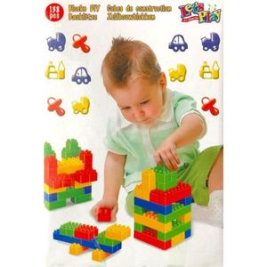 ASSEMBLAGE CONSTRUCTION Jeu de construction - Let's Play - Set 3 - Enfant - Multicolore - Plastique