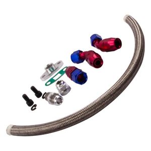 T4 Kit complet de conduite de vidange de retour dhuile 36 pouces Turbo pour T3 T4 T3 Kit de conduite de vidange de retour dhuile Turbo